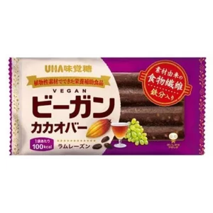Thanh cacao thuần chay vị rượu rum nho khô